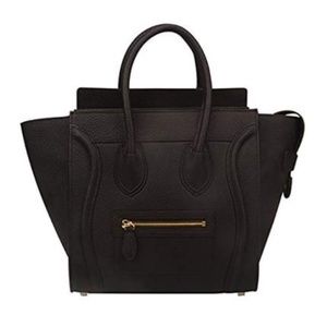 Smile REAL Leather tote bag *RARE*